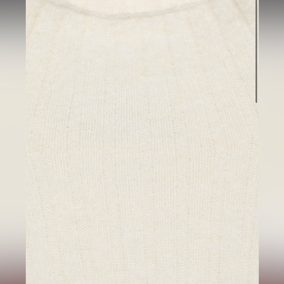 Mango Ribbed Knit Dress With Opening - Picture 7 of 8